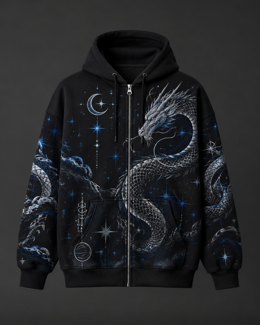 Hoodie Serpent Céleste